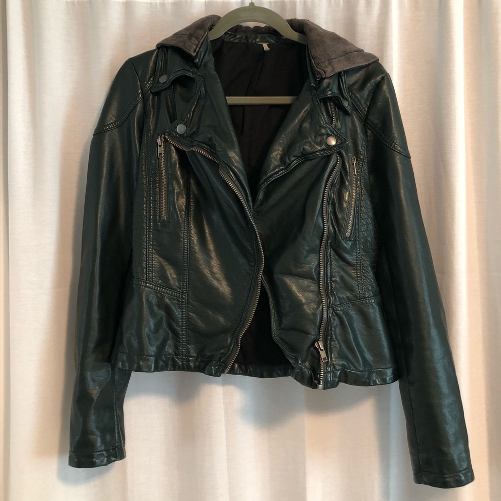 Free People Faux Leather Jacket